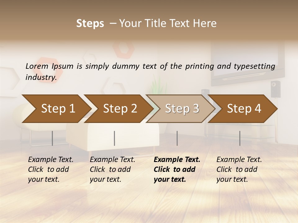 Furniture Couch Niche PowerPoint Template