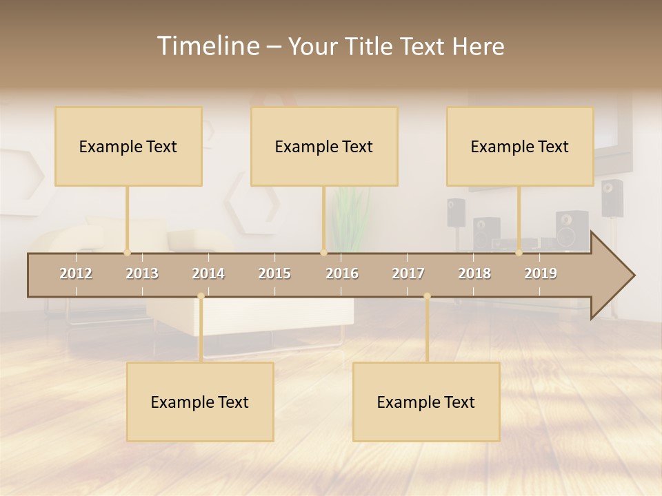 Furniture Couch Niche PowerPoint Template