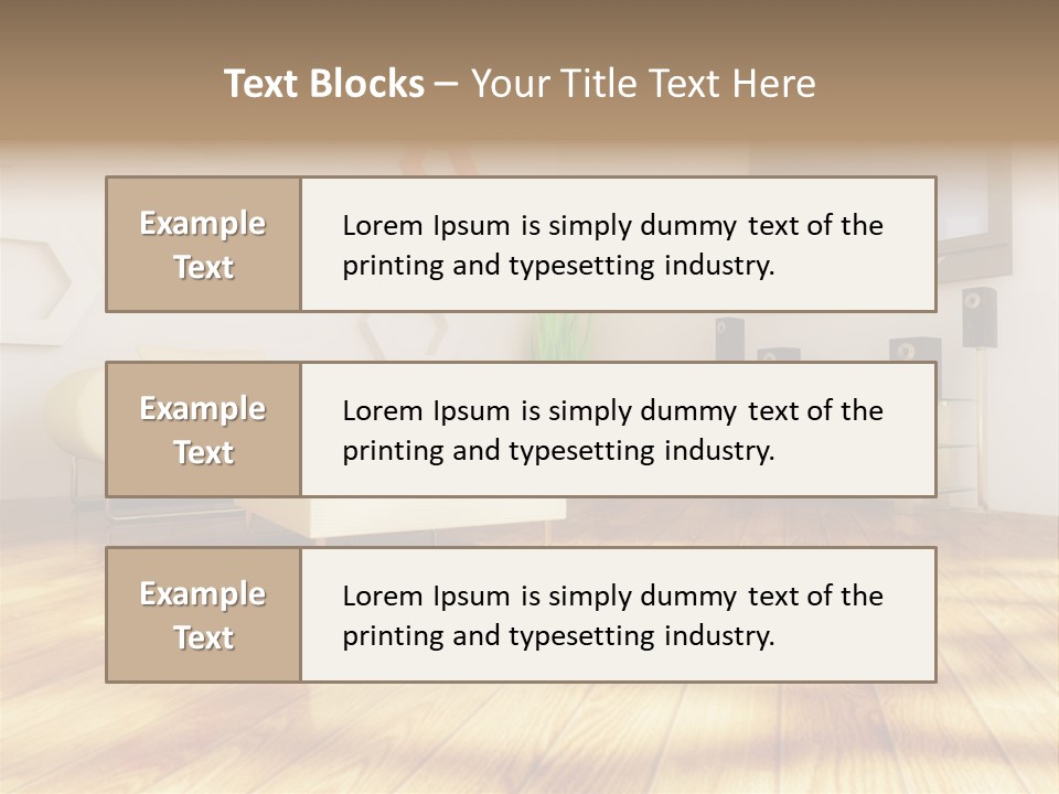 Furniture Couch Niche PowerPoint Template