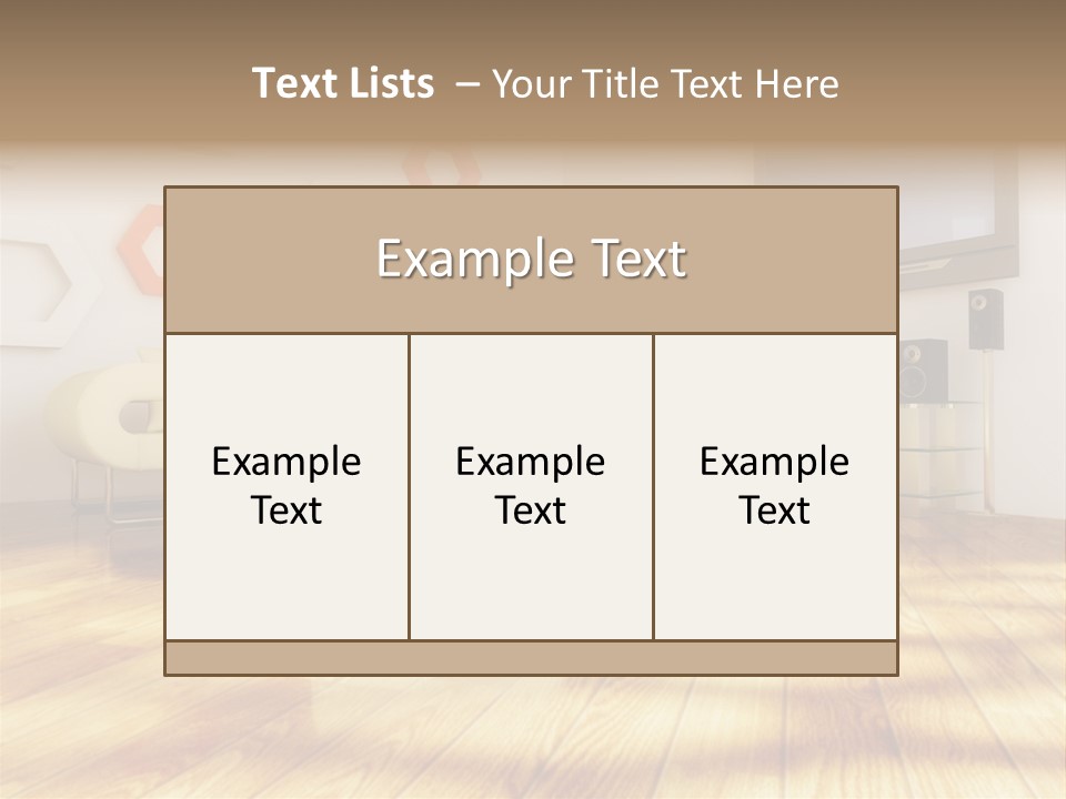 Furniture Couch Niche PowerPoint Template