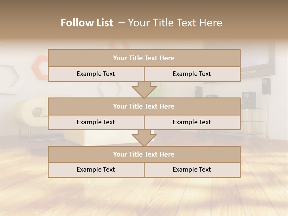 Furniture Couch Niche PowerPoint Template