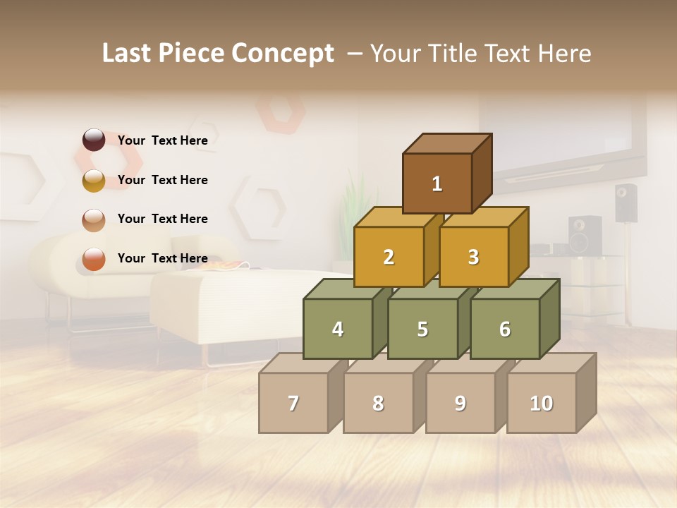 Furniture Couch Niche PowerPoint Template