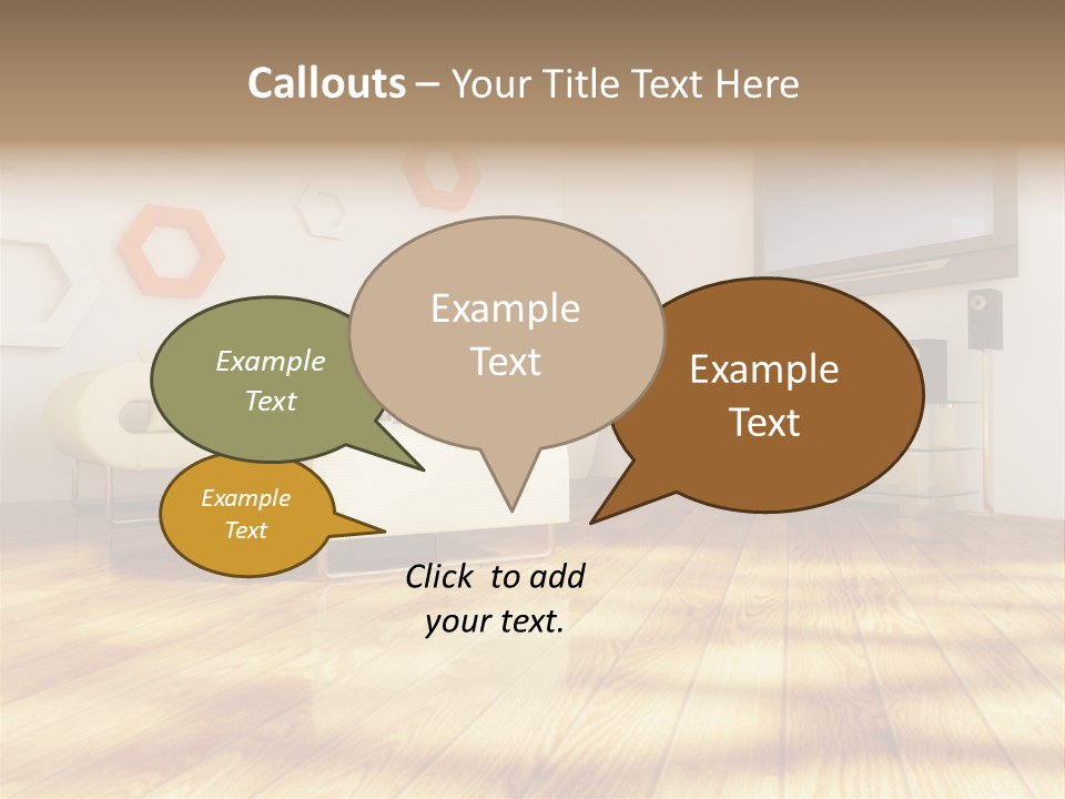 Furniture Couch Niche PowerPoint Template