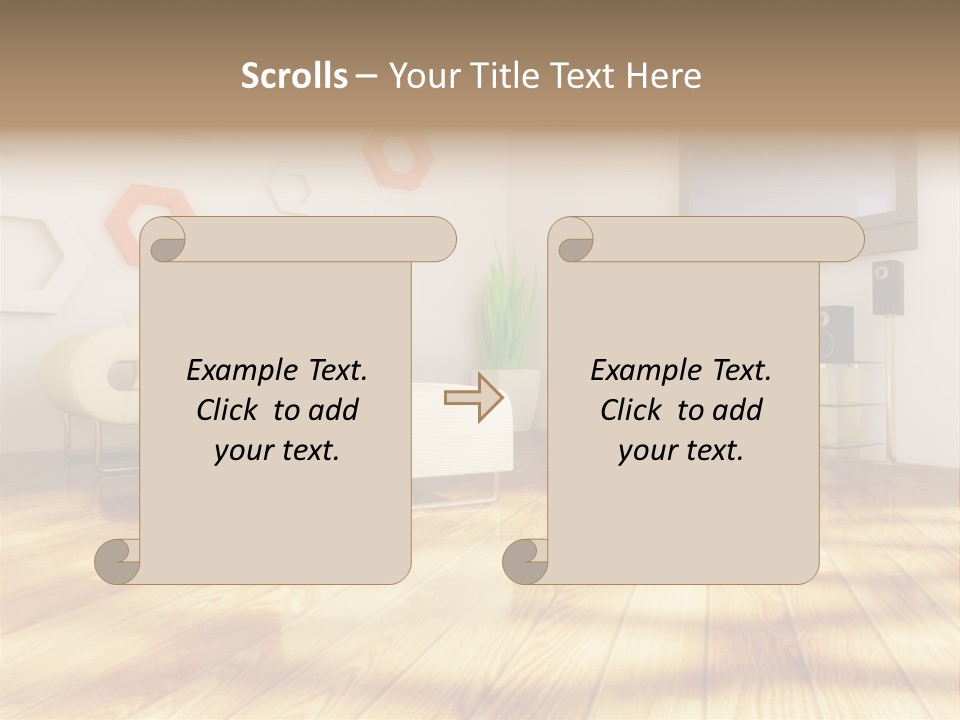 Furniture Couch Niche PowerPoint Template