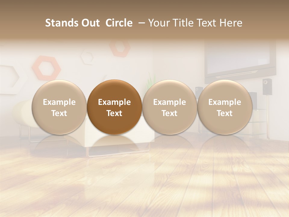 Furniture Couch Niche PowerPoint Template