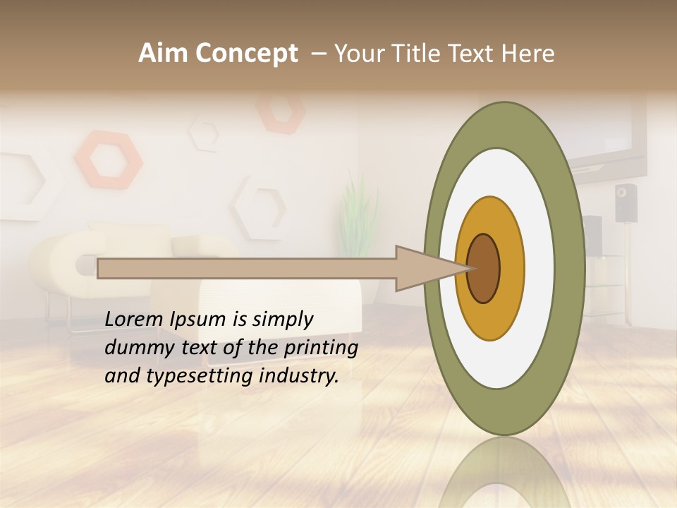 Furniture Couch Niche PowerPoint Template