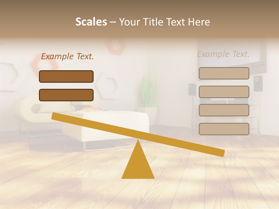 Furniture Couch Niche PowerPoint Template