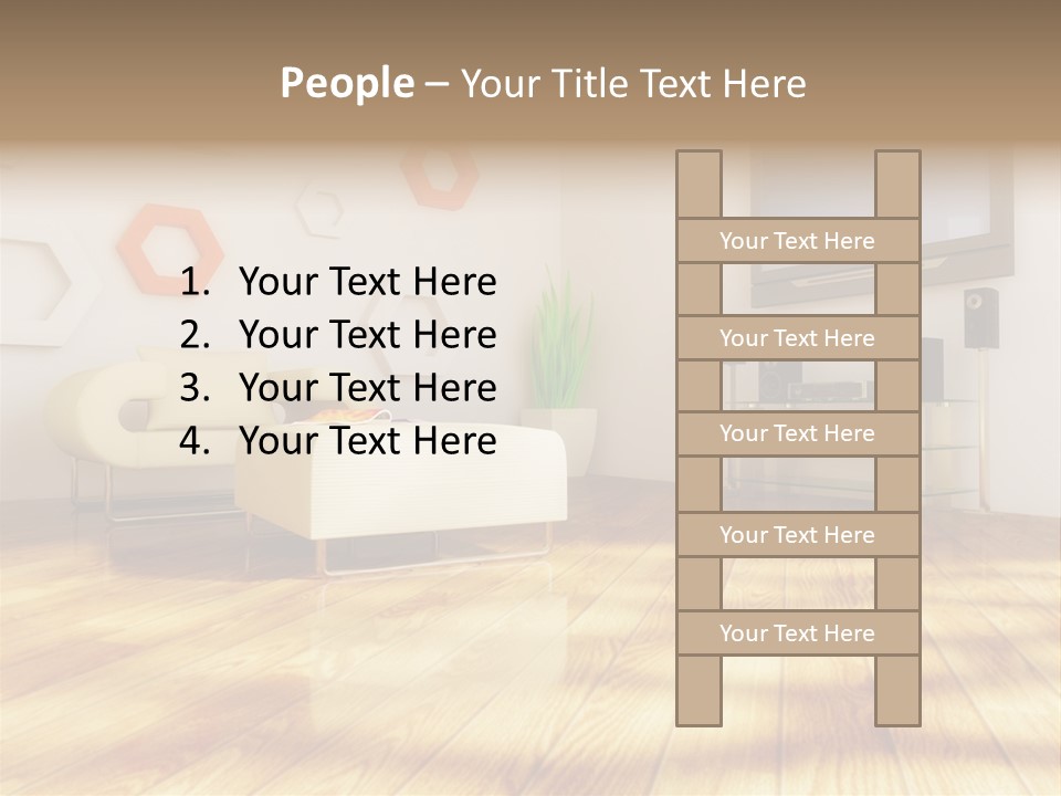 Furniture Couch Niche PowerPoint Template