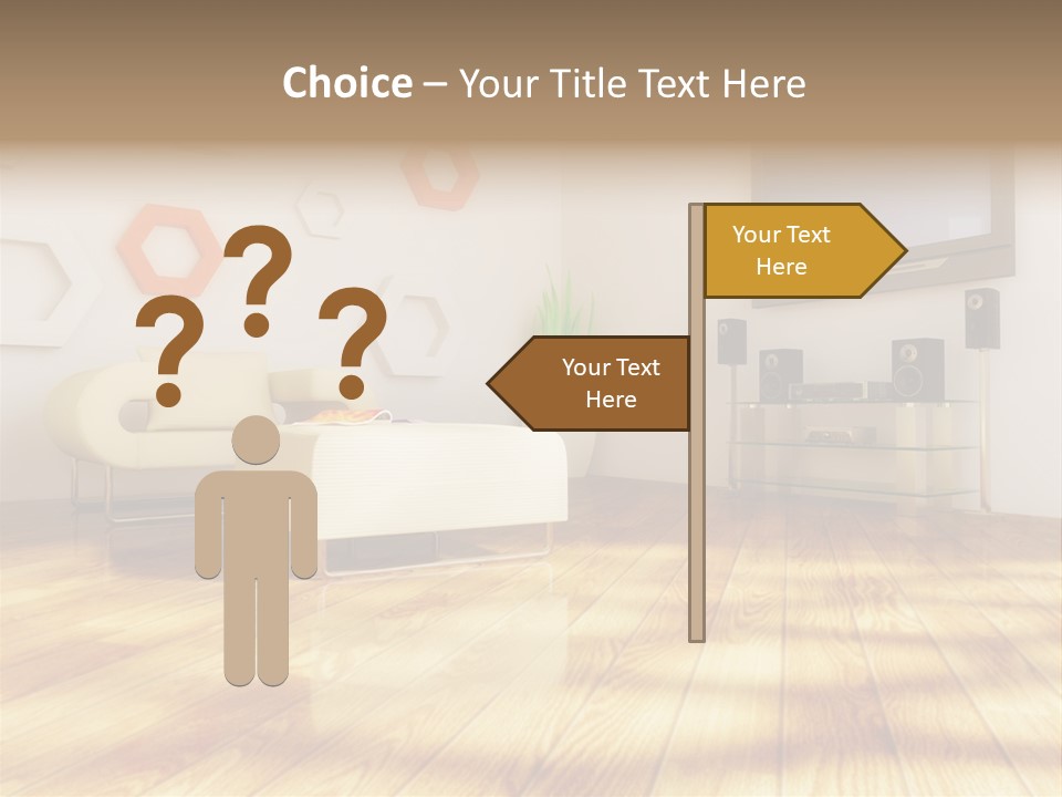 Furniture Couch Niche PowerPoint Template