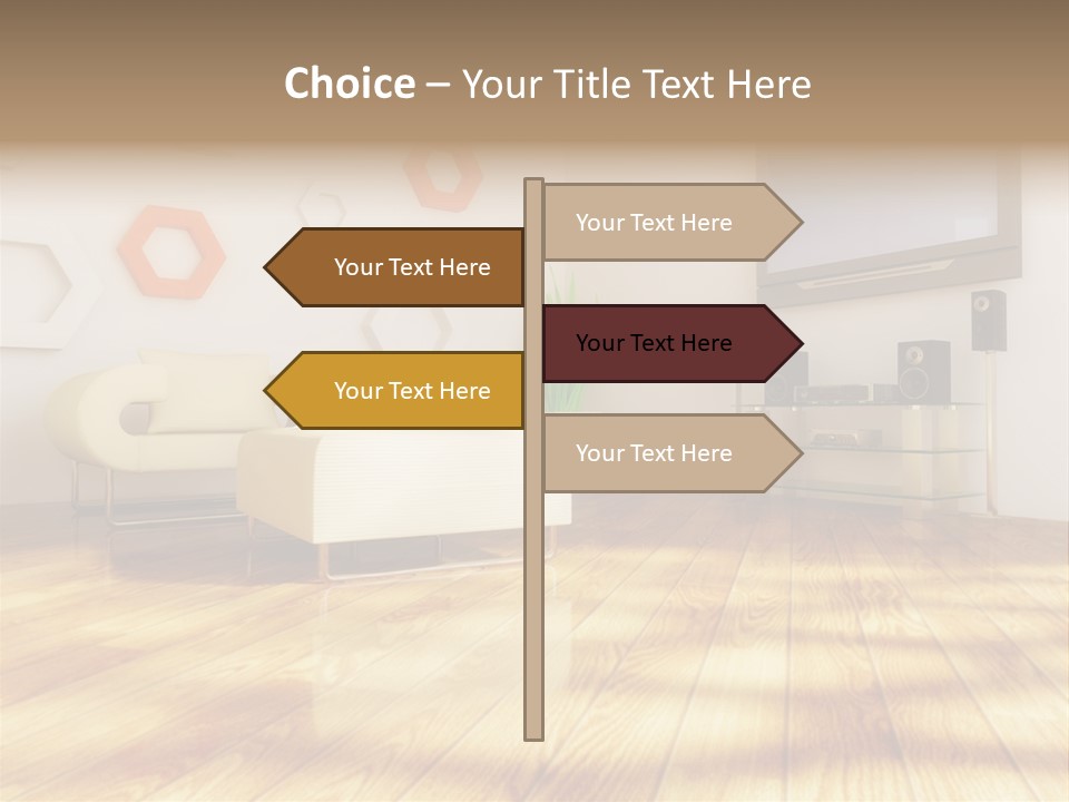 Furniture Couch Niche PowerPoint Template