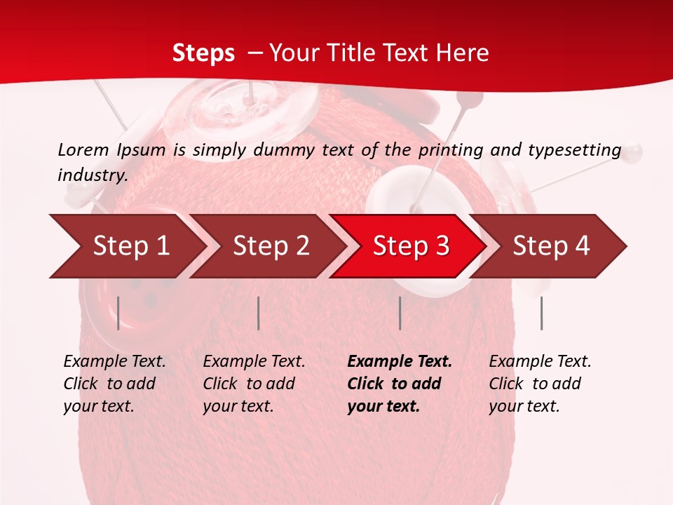 Tailor Roll Material PowerPoint Template