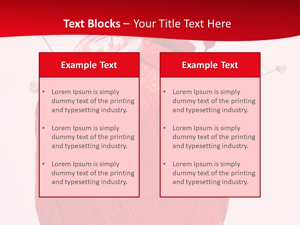 Tailor Roll Material PowerPoint Template