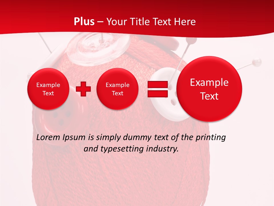 Tailor Roll Material PowerPoint Template