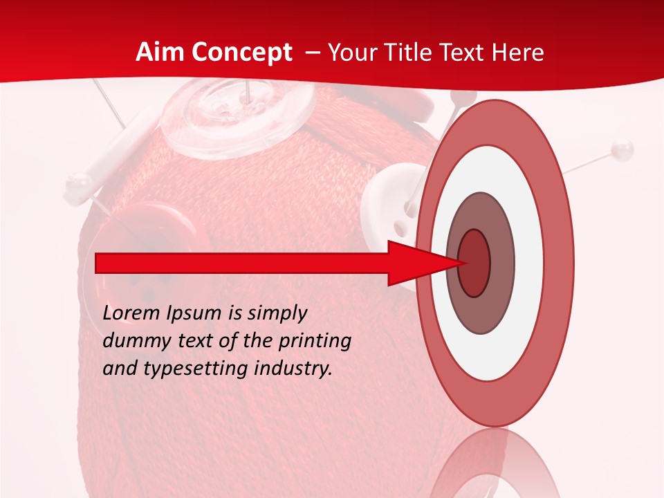 Tailor Roll Material PowerPoint Template