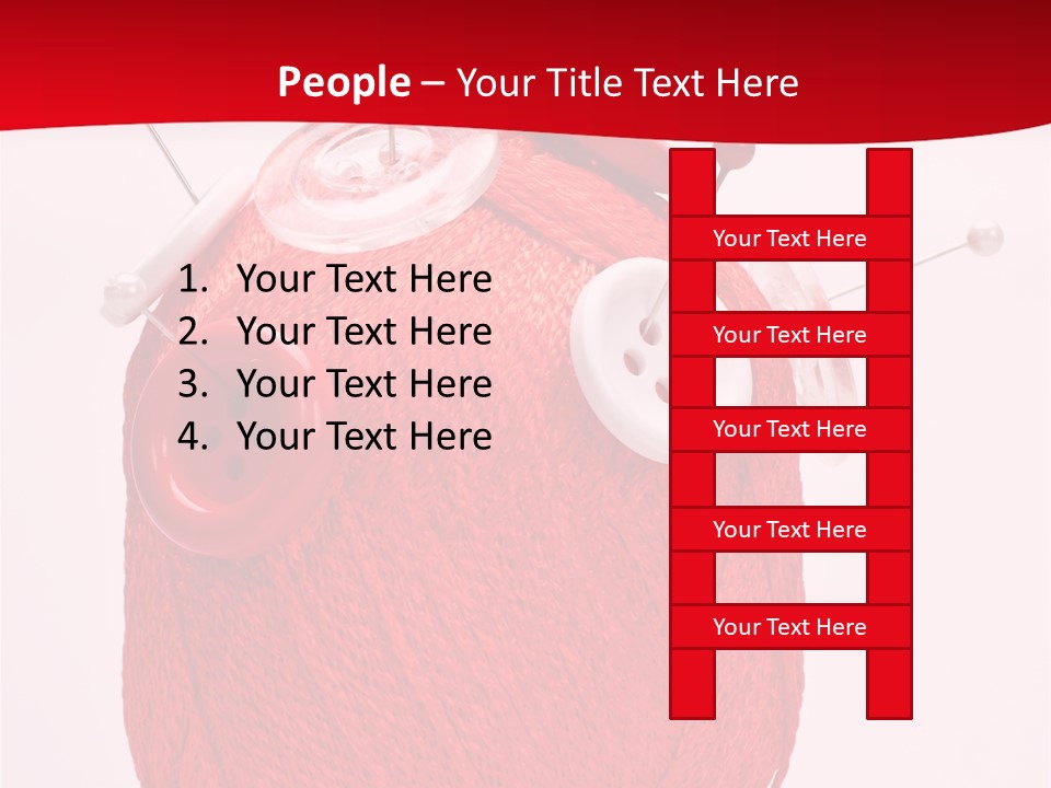 Tailor Roll Material PowerPoint Template