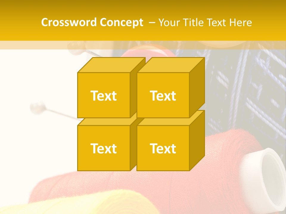 Design Hobby Clothes PowerPoint Template