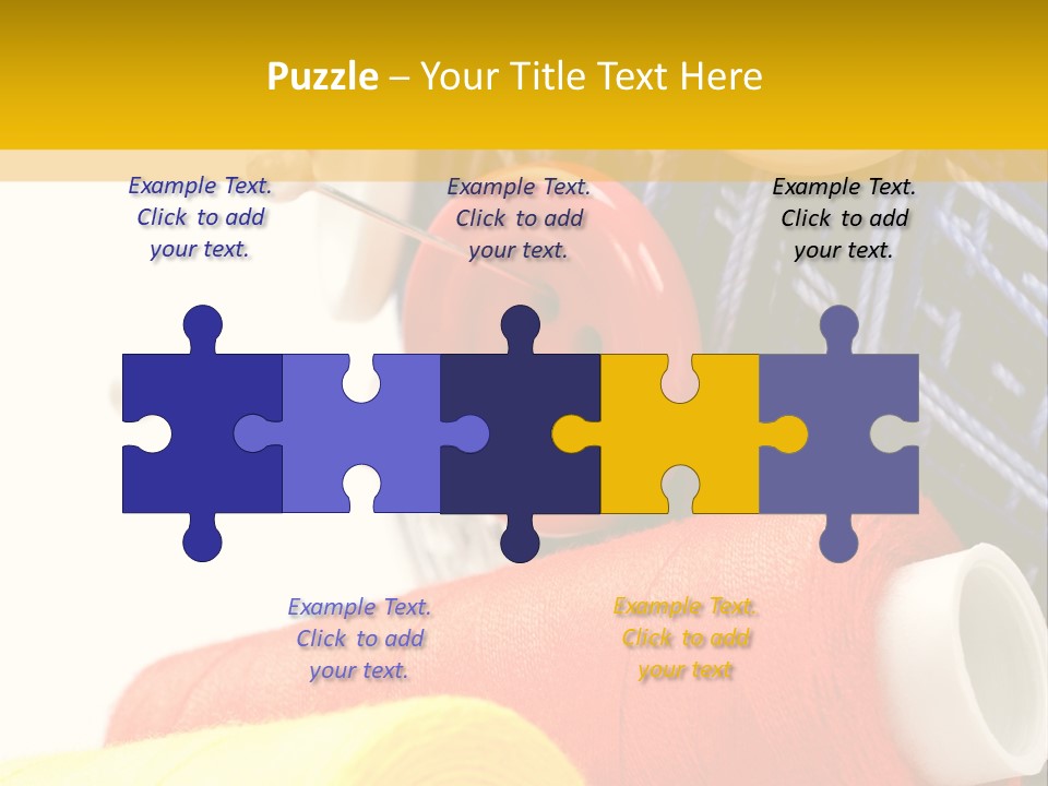 Design Hobby Clothes PowerPoint Template