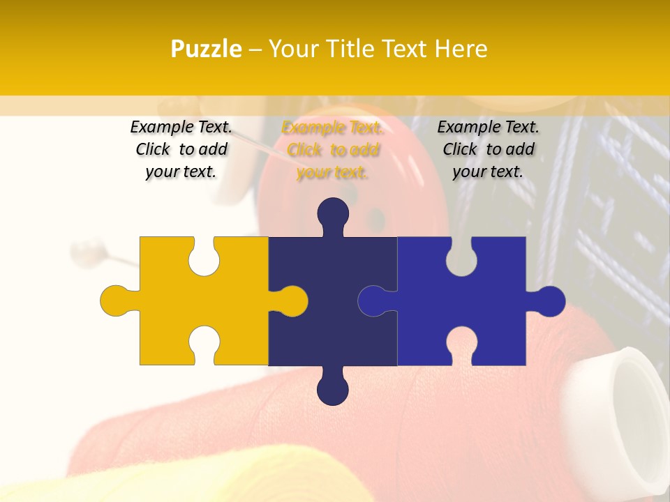 Design Hobby Clothes PowerPoint Template