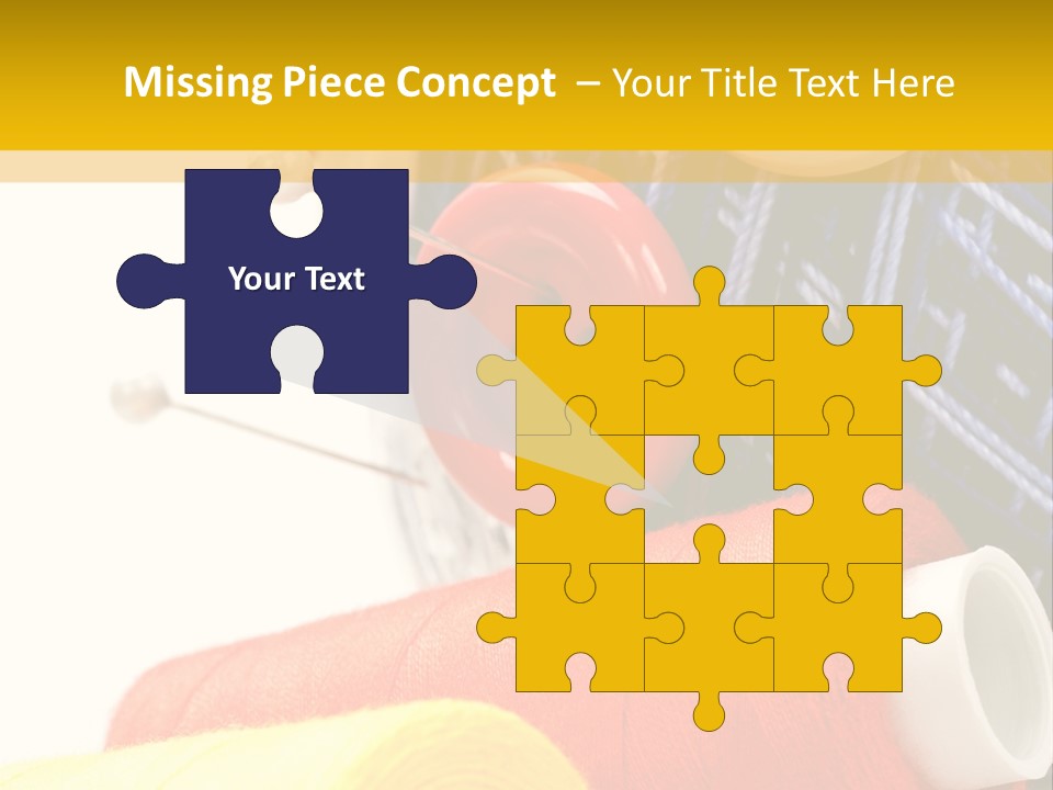 Design Hobby Clothes PowerPoint Template