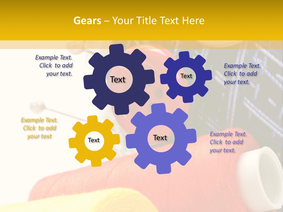 Design Hobby Clothes PowerPoint Template