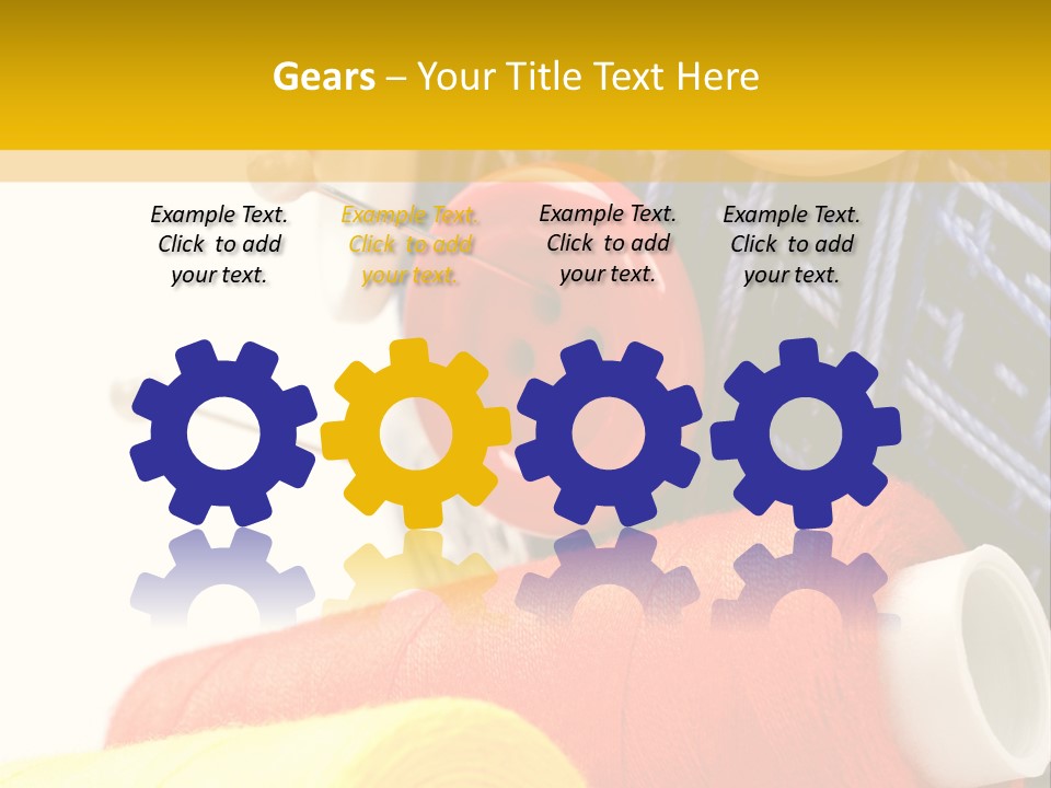 Design Hobby Clothes PowerPoint Template