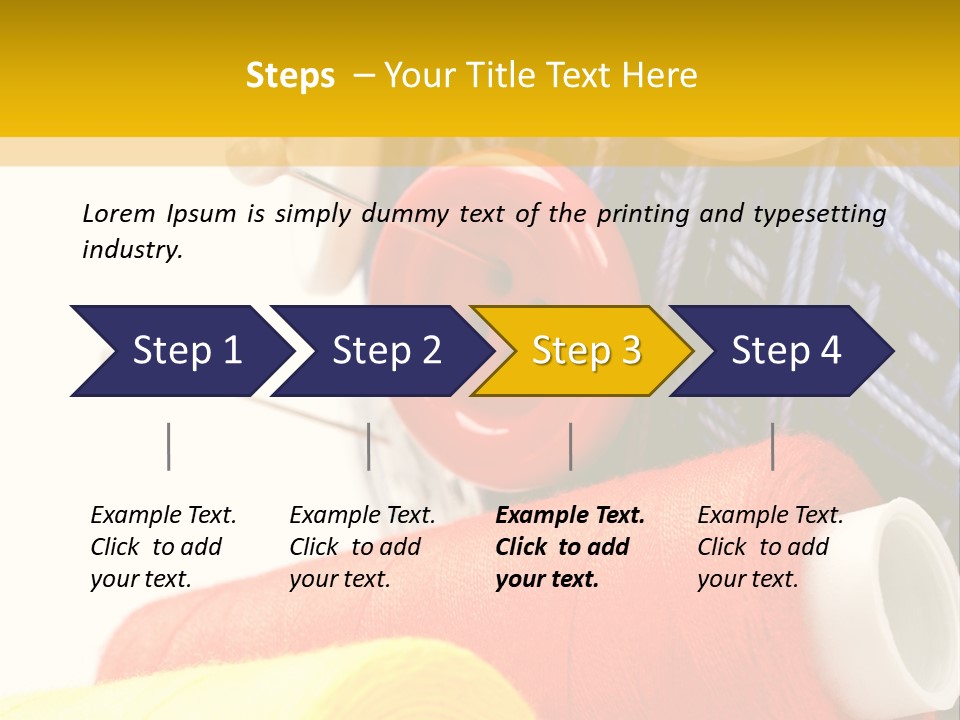 Design Hobby Clothes PowerPoint Template