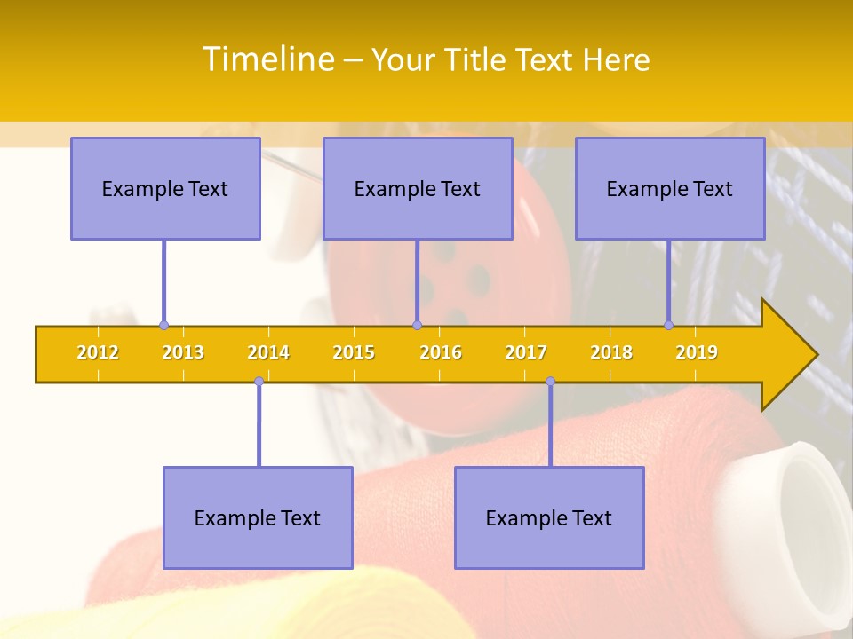 Design Hobby Clothes PowerPoint Template