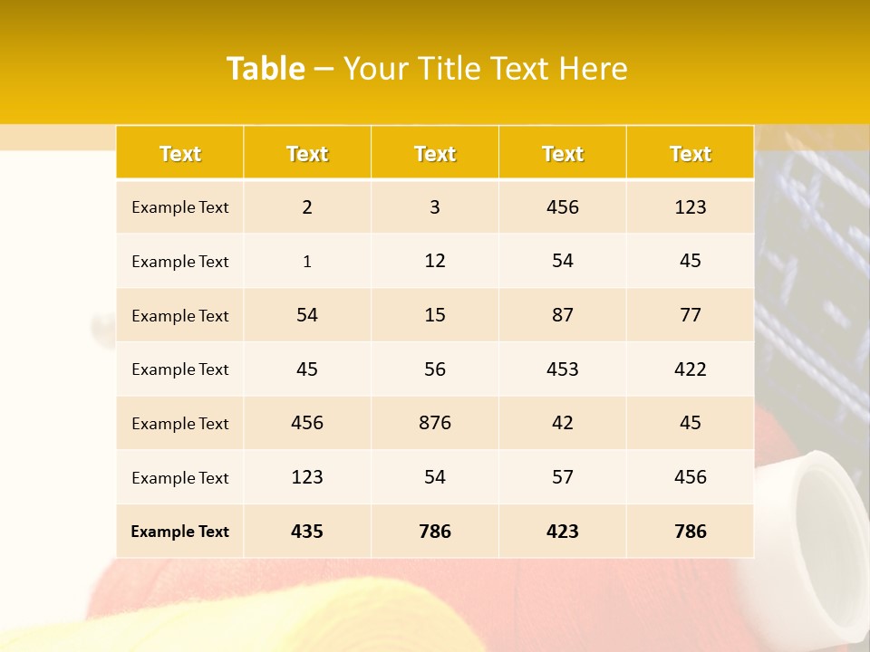 Design Hobby Clothes PowerPoint Template