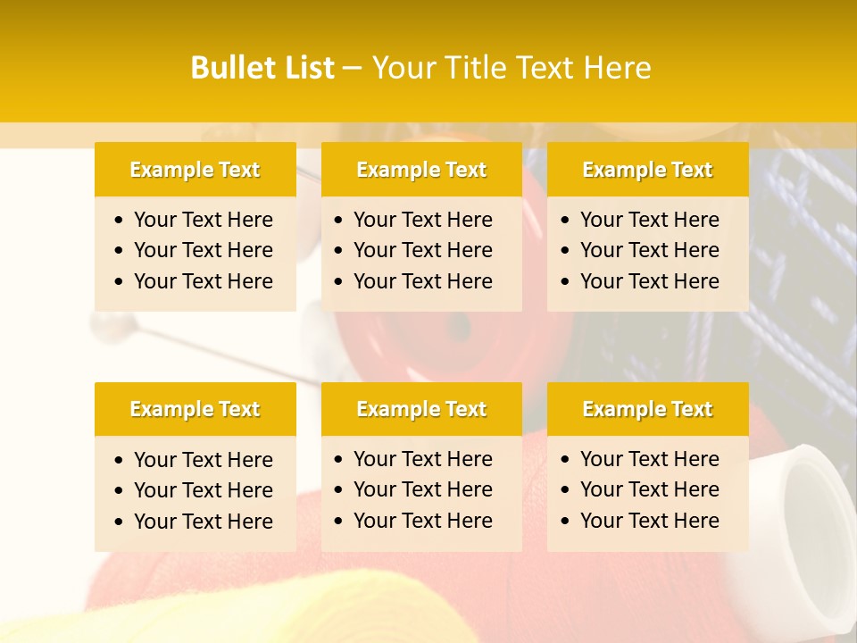 Design Hobby Clothes PowerPoint Template