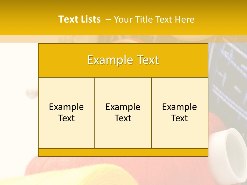 Design Hobby Clothes PowerPoint Template