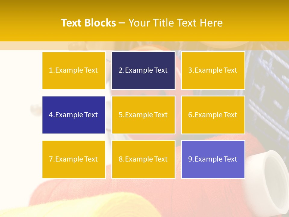 Design Hobby Clothes PowerPoint Template
