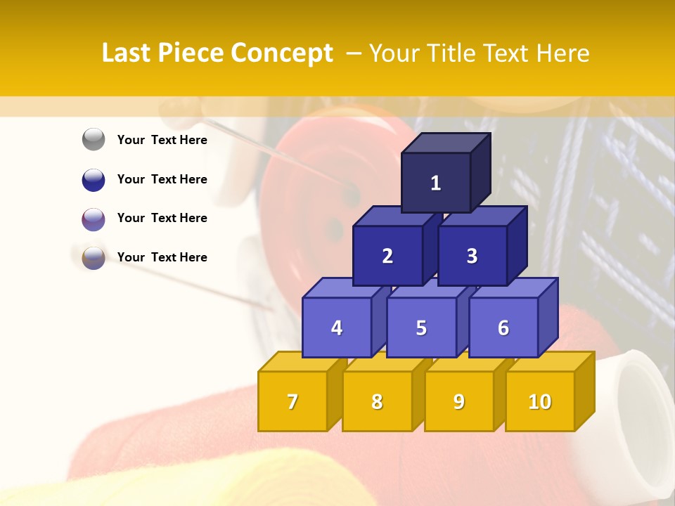 Design Hobby Clothes PowerPoint Template