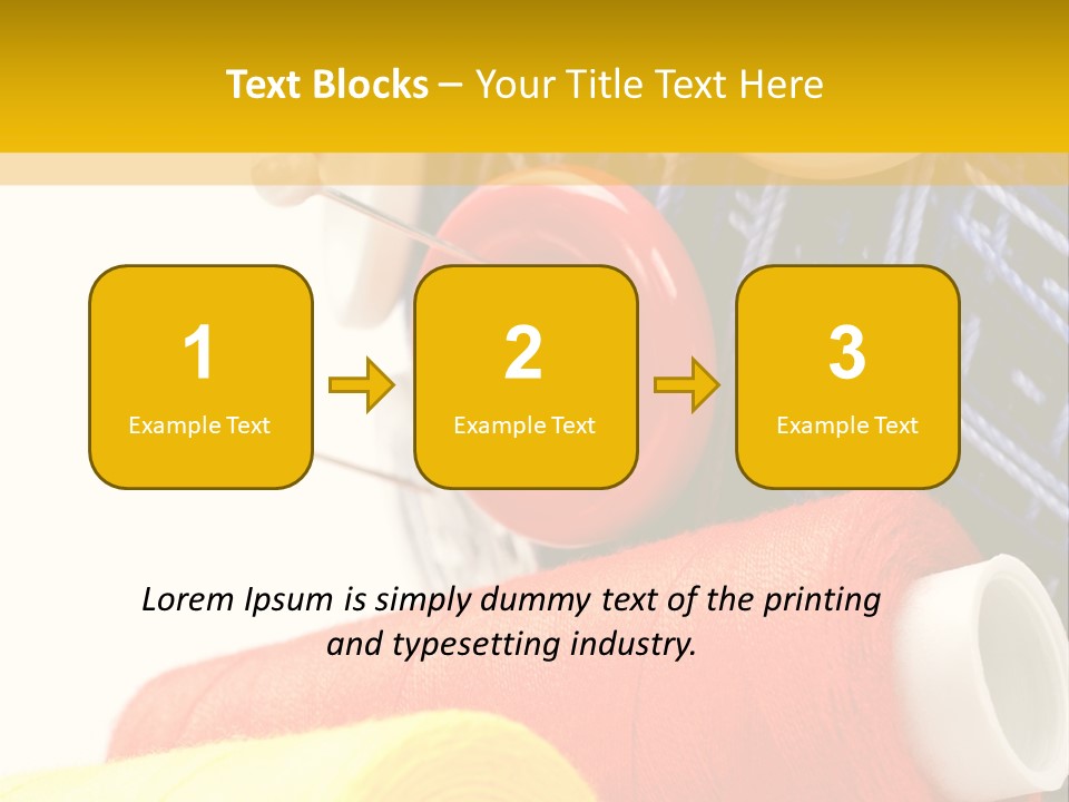 Design Hobby Clothes PowerPoint Template