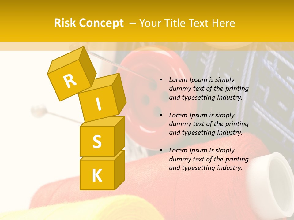 Design Hobby Clothes PowerPoint Template