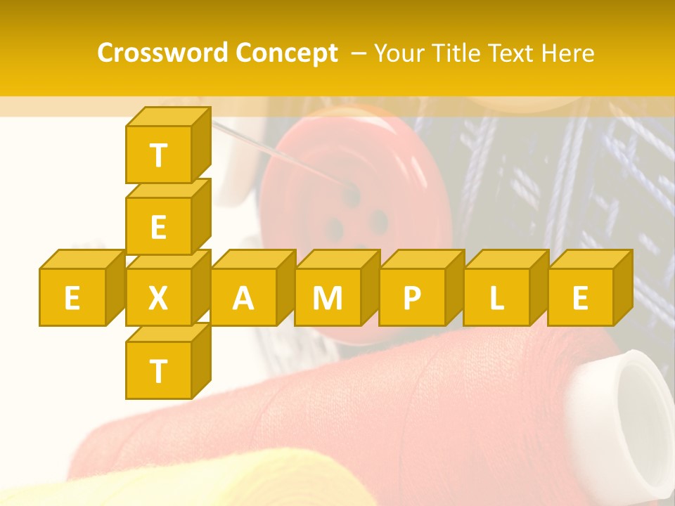 Design Hobby Clothes PowerPoint Template