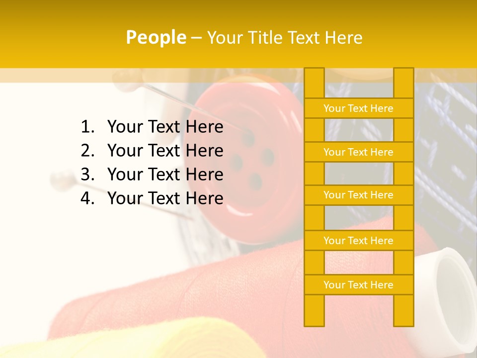 Design Hobby Clothes PowerPoint Template