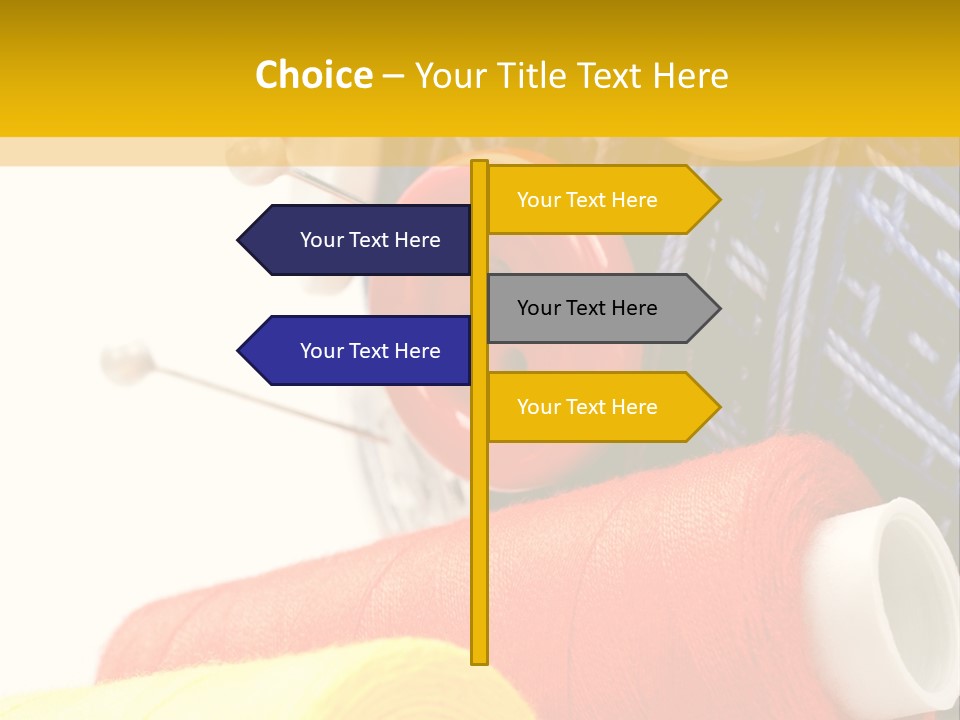Design Hobby Clothes PowerPoint Template