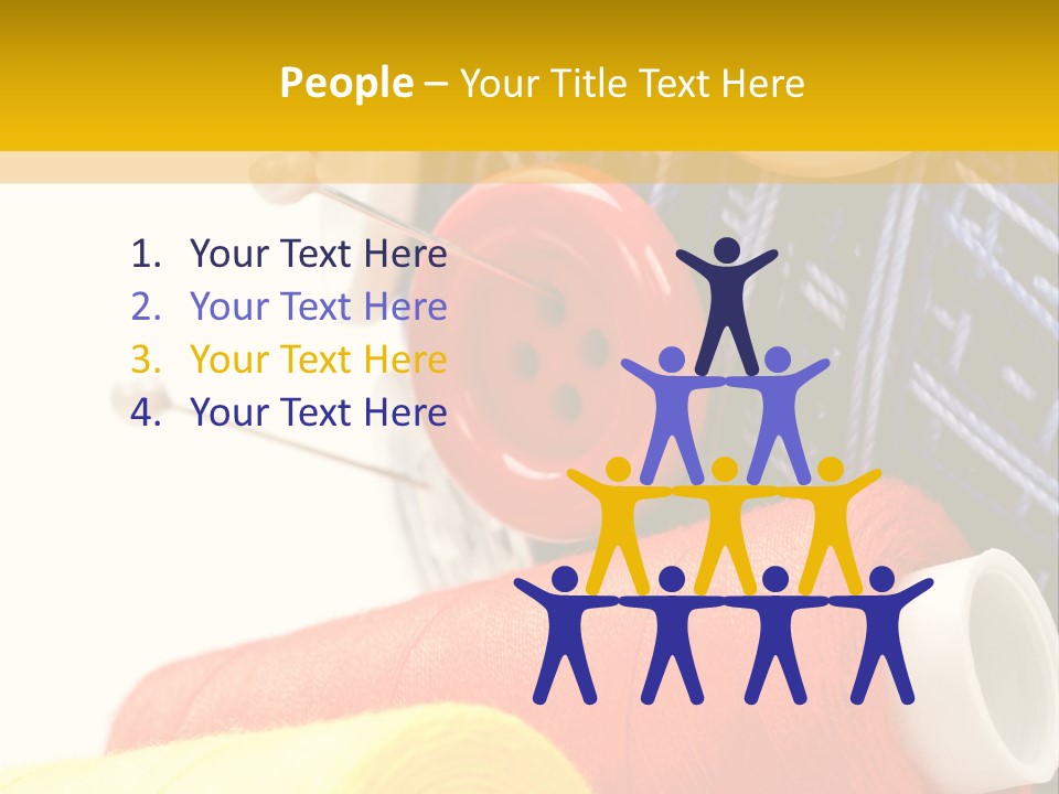 Design Hobby Clothes PowerPoint Template