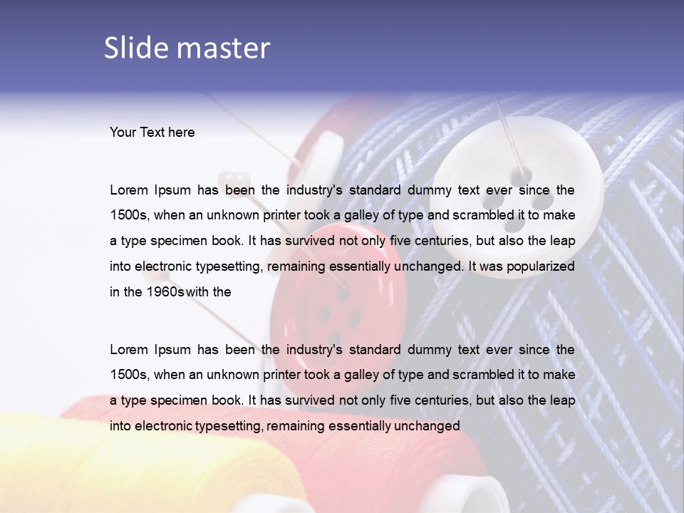 Wool Ball PowerPoint Template