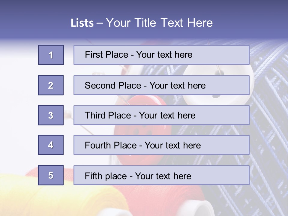 Wool Ball PowerPoint Template