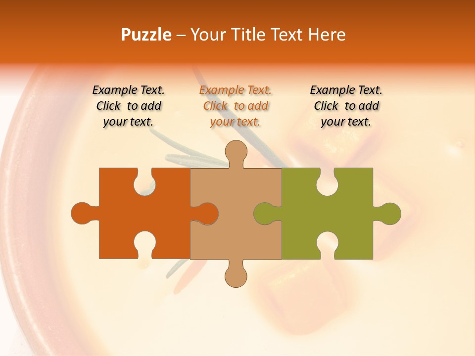 Soup Bowl Vegetables PowerPoint Template