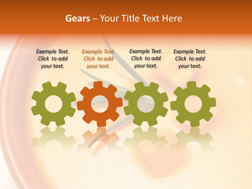 Soup Bowl Vegetables PowerPoint Template