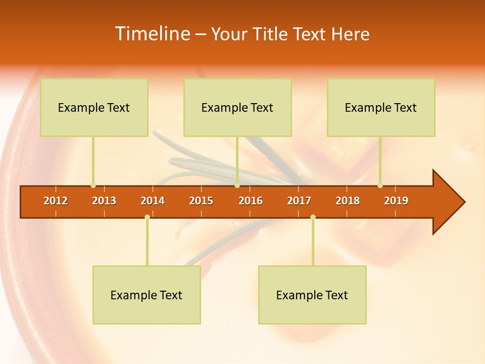Soup Bowl Vegetables PowerPoint Template