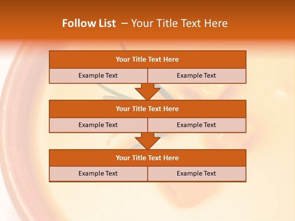 Soup Bowl Vegetables PowerPoint Template