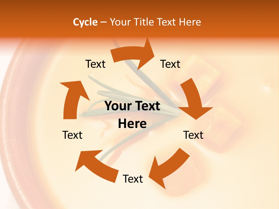 Soup Bowl Vegetables PowerPoint Template