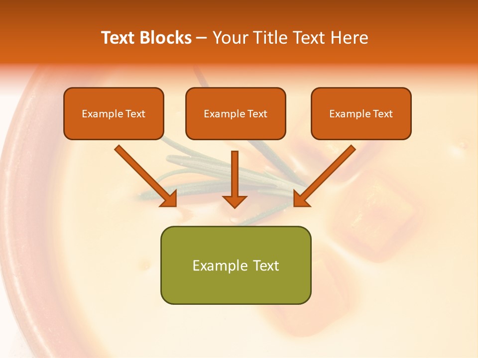 Soup Bowl Vegetables PowerPoint Template