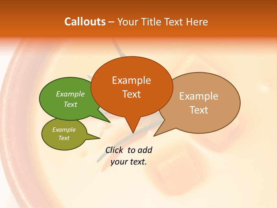 Soup Bowl Vegetables PowerPoint Template