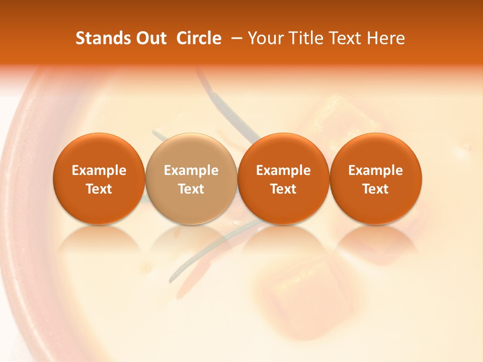 Soup Bowl Vegetables PowerPoint Template