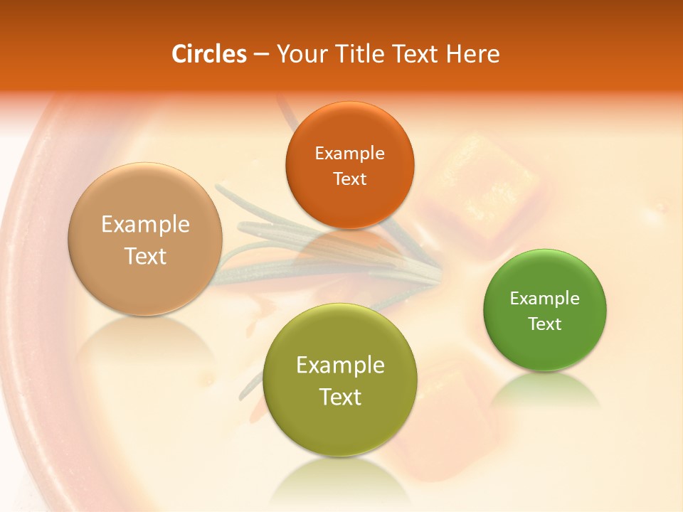 Soup Bowl Vegetables PowerPoint Template