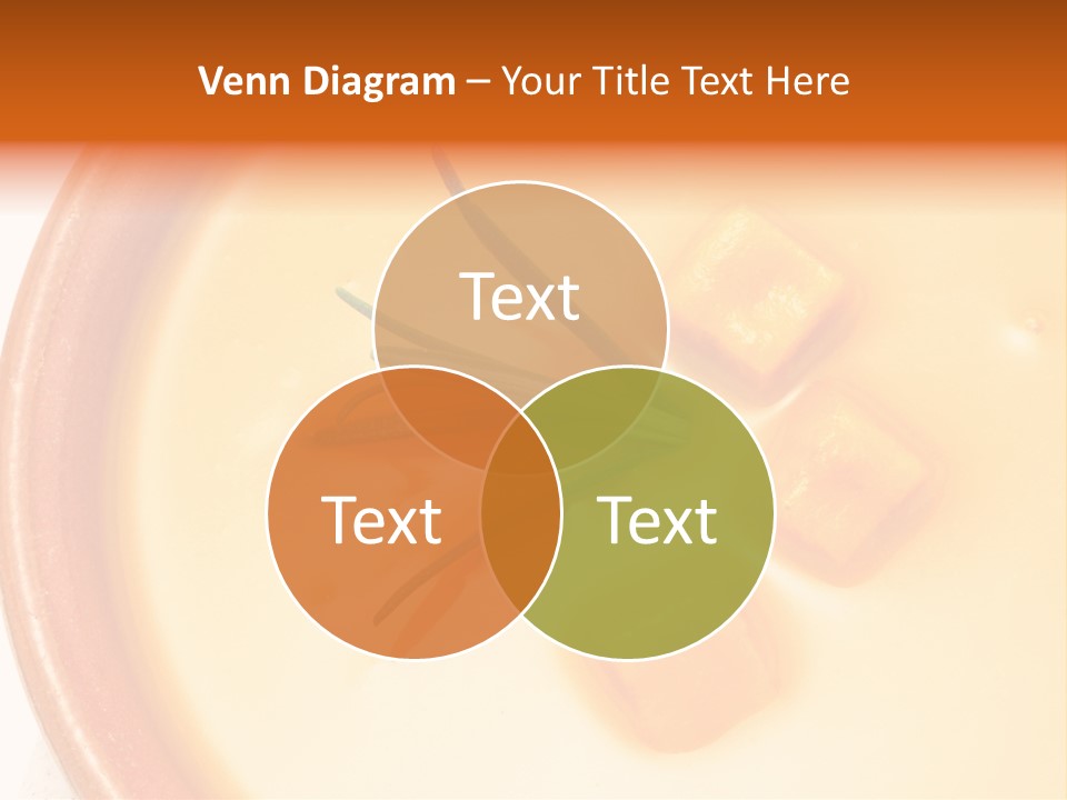 Soup Bowl Vegetables PowerPoint Template